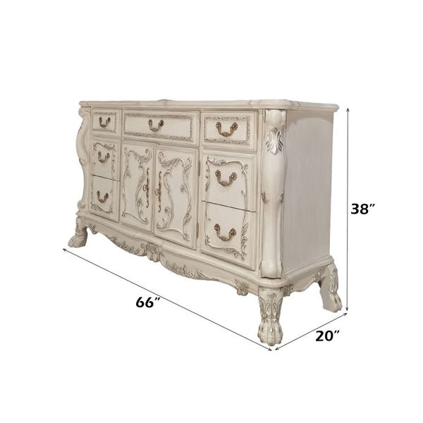 Dresden - Dresser - Bone White Finish