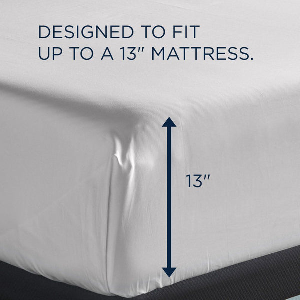 lightweight sheets have been redesigned for an even better fit on your Tempur-Pedic mattress. The fitted sheet 