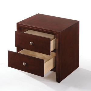 Ilana - Nightstand - Brown Cherry
