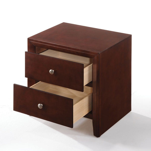 Ilana - Nightstand - Brown Cherry