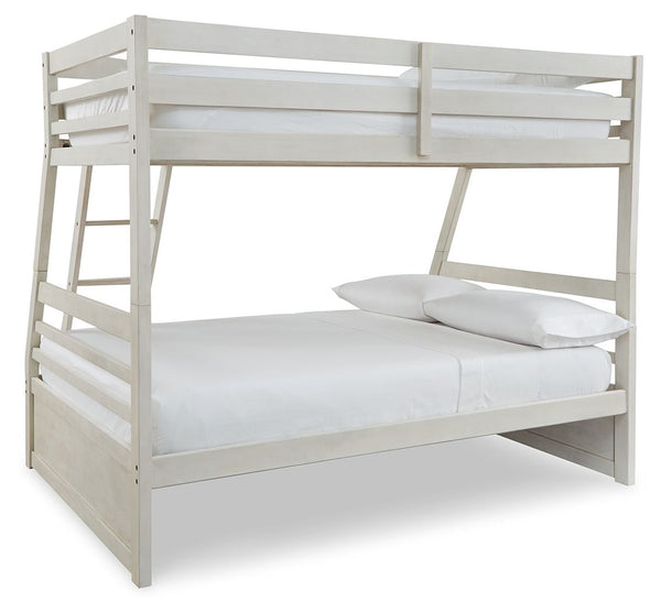 Robbinsdale - Antique White - Twin Over Full Bunk Bed With Storage