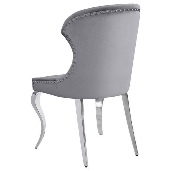 Cheyanne - Upholstered Dining Side Chair (Set of 2) - Gray