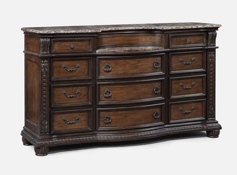 Step into a world where classic elegance meets timeless design with our exquisite bedroom collection. Designed for those who covet regal charm and functionality, this suite features rich, natural wood tones that evoke the grandeur of an aristocratic estat