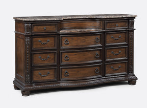 Step into a world where classic elegance meets timeless design with our exquisite bedroom collection. Designed for those who covet regal charm and functionality, this suite features rich, natural wood tones that evoke the grandeur of an aristocratic estat