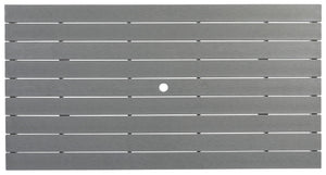 Transville - Gray / White - RECT COUNTER TABLE W/Umb OPT
