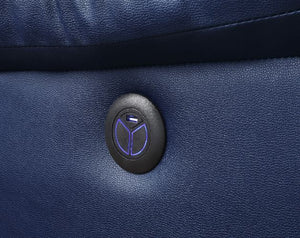 Zuriel - Sofa - Blue PU
