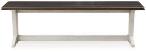  this bench sports a casually comfortable vibe.<br/><br/><b>Product Fe