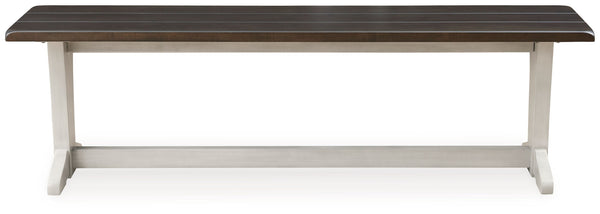  this bench sports a casually comfortable vibe.<br/><br/><b>Product Fe