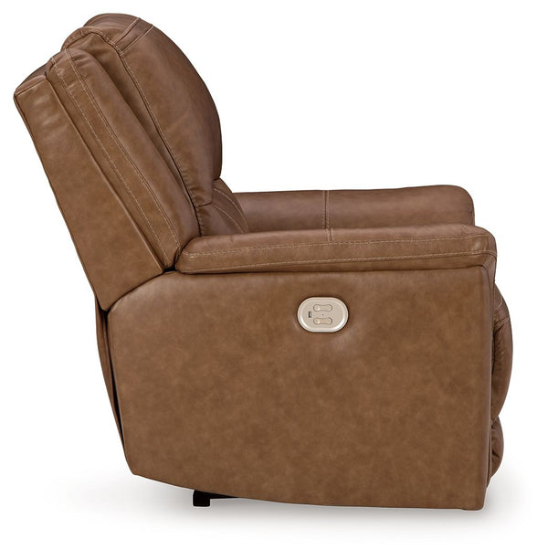 Trasimeno - Caramel - Power Recliner /Adj Headrest