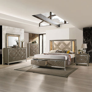 Skylar - Eastern King Bed - Led