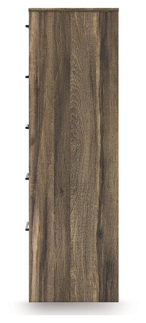 Elbrim - Brown - Five Drawer Chest