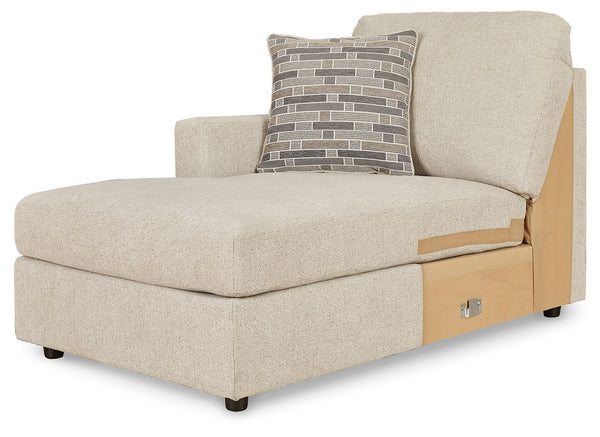 This left-arm facing corner chaise is made with polyester upholstery. Pairs with other items in the series to make a sectional.<br><br><b>Additional Dimensions</b><br><ul><li>Arm height: 25-"</li><li>Seat height: 19-"</li><li>Top of cushion to top of back