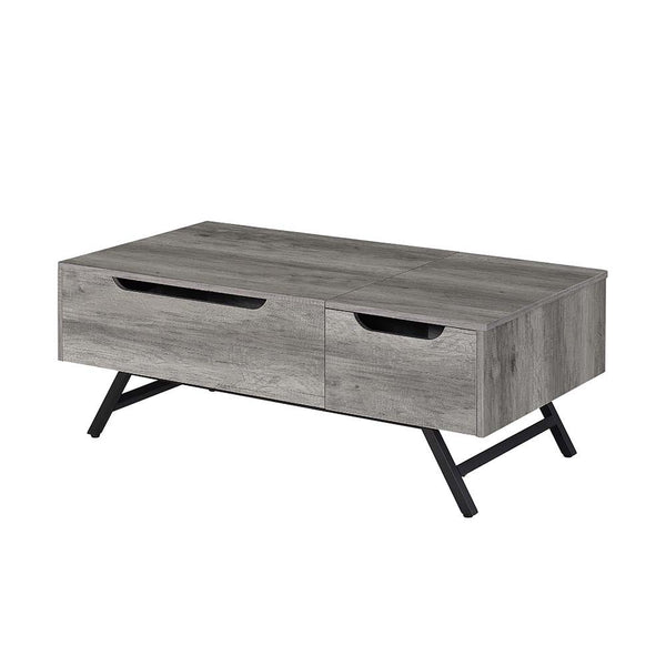Throm - Coffee Table - Gray Oak Finish