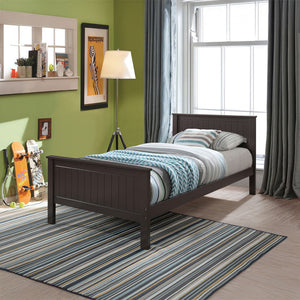 Bungalow - Twin Bed - Chocolate Finish
