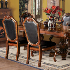 Chateau De Ville - Side Chair (Set-2) - Black - 29-"<br/><br/><b>Product Features</b><ul><li>Case: 2Pc/1Ctn</li><li>Finish: Cherry</li></ul><br/>