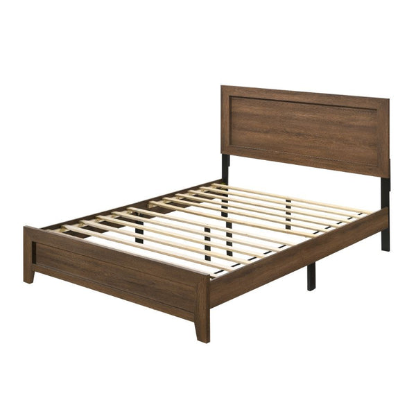 Miquell - Queen Bed - Oak