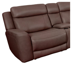 Introducing our comfortable and convenient Calgary Sectional, designed with relaxation in mind. Calgary features power recline and headrest controls, allowing you to adjust your seating position easily. The over-padded headrests provide extra comfort, and