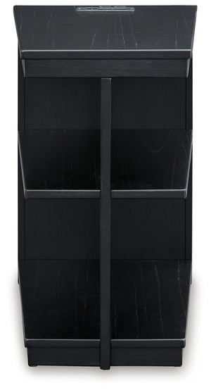  casual contemporary design and spacious storage capacity provide functional style wherever itâ€™s displayed. And with conveniently located USB charging por