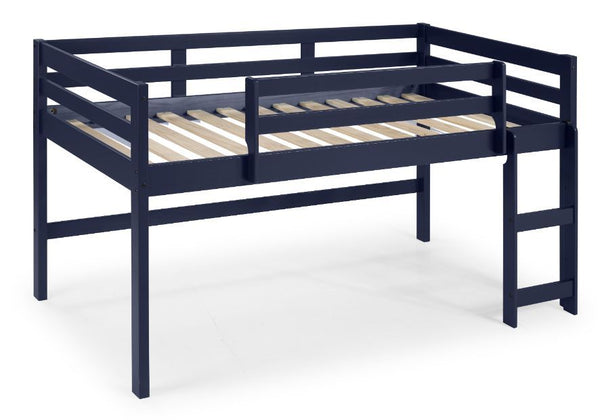  clean lines allows your children to unleash their creativity. Sturdy wooden frame with slat system keeps the mattress in place to provide a safe sleeping environment for kids. Spacious space underneath is extremely versat