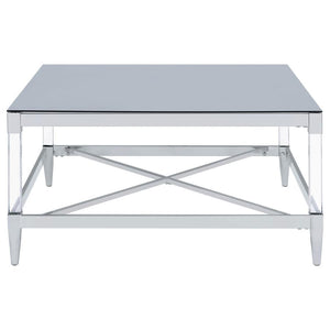  creating a vibrant focal point. The chrome-electroplated metal frame showc