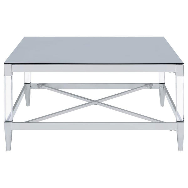  creating a vibrant focal point. The chrome-electroplated metal frame showc