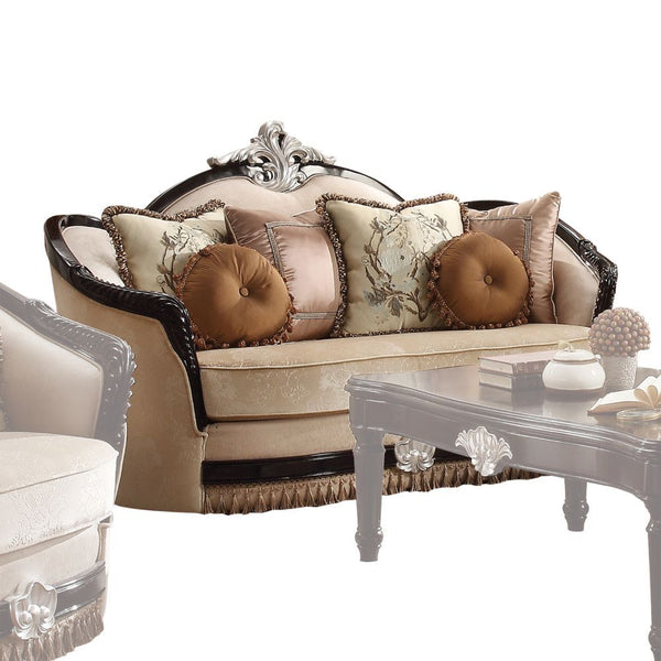  every detail boasts old world elegance. Covering in tan fabric