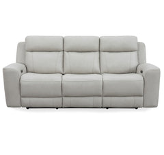 Introducing our comfortable and convenient Calgary sofa, designed with relaxation in mind. Calgary features power recline and headrest controls, allowing you to adjust your seating position easily. The over-padded headrests provide extra comfort, and the 