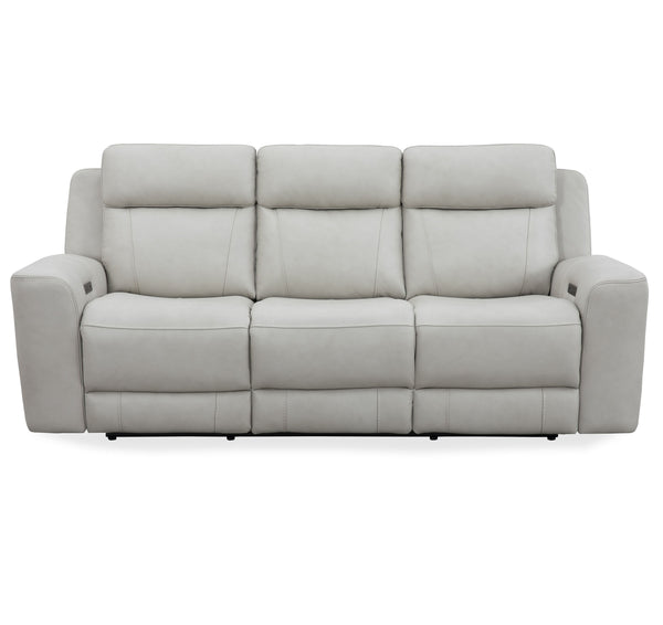 Introducing our comfortable and convenient Calgary sofa, designed with relaxation in mind. Calgary features power recline and headrest controls, allowing you to adjust your seating position easily. The over-padded headrests provide extra comfort, and the 