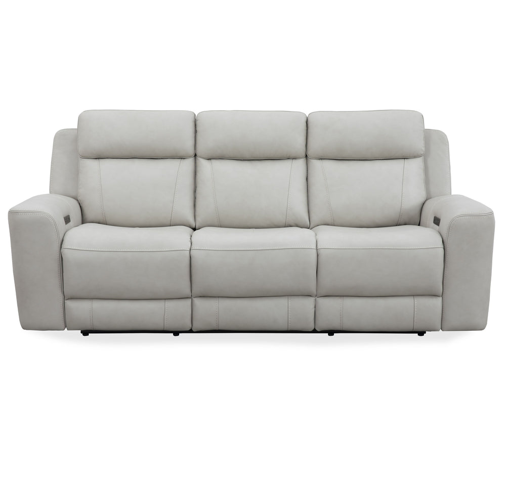 Introducing our comfortable and convenient Calgary sofa, designed with relaxation in mind. Calgary features power recline and headrest controls, allowing you to adjust your seating position easily. The over-padded headrests provide extra comfort, and the 