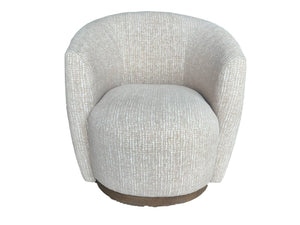 Tatum - Swivel Accent Chair - Sand Dollar