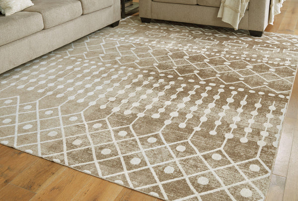 Bunchly - Tan / Brown / Cream - Large Rug
