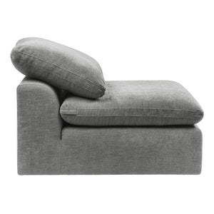 Naveen - Modular Armless Chair - Gray Linen