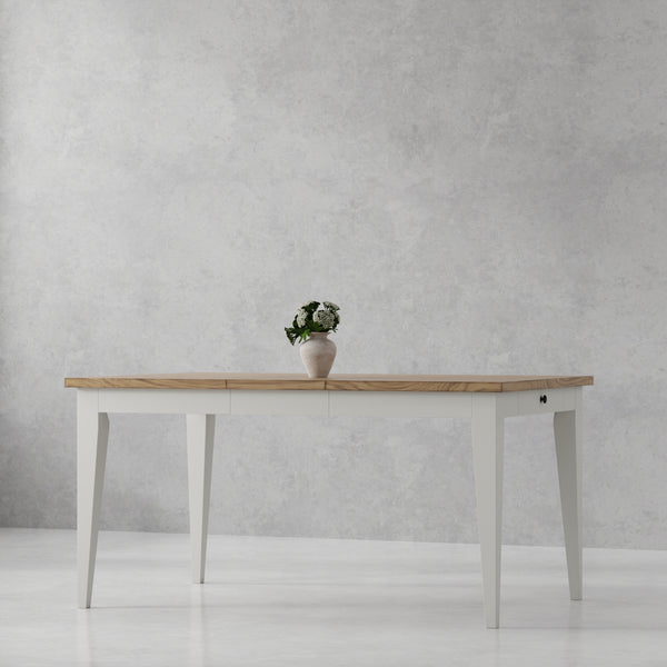 Americana Modern Dining 60 In. Rectangular Extendable Dining Table