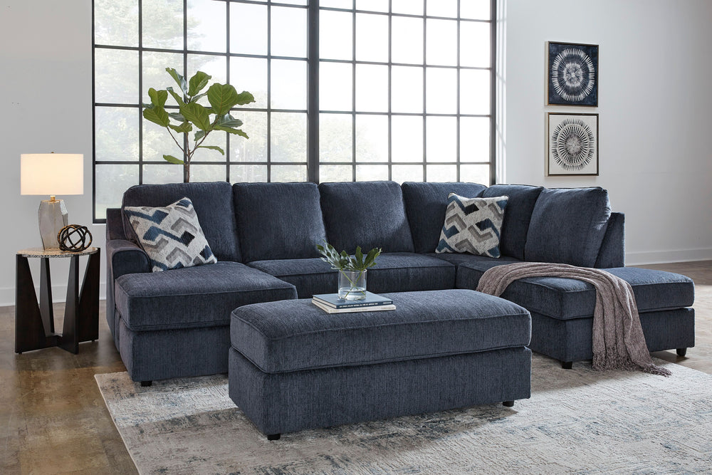 Albar Place - 2-Piece Sectional With Laf Sofa Chaise - Cobalt