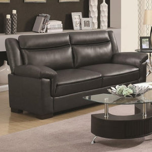 Arabella Contemporary Leatherette Sofa