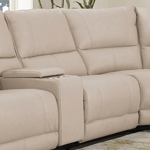 Whitman - Verona Linen - Powered By Freemotion Power Cordless Armless Recliner