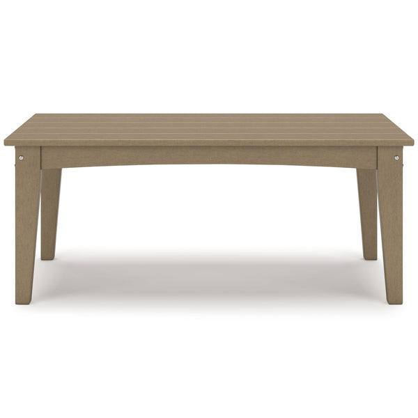 Hyland Wave - Driftwood - Rectangular Cocktail Table
