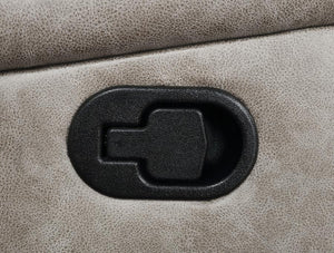 Greer - Upholstered Swivel Glider Recliner Chair - Taupe