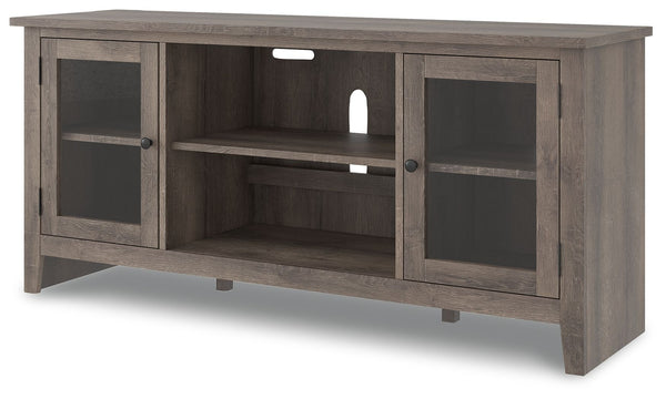 Arlenbry - Gray - LG TV Stand w/Fireplace Option