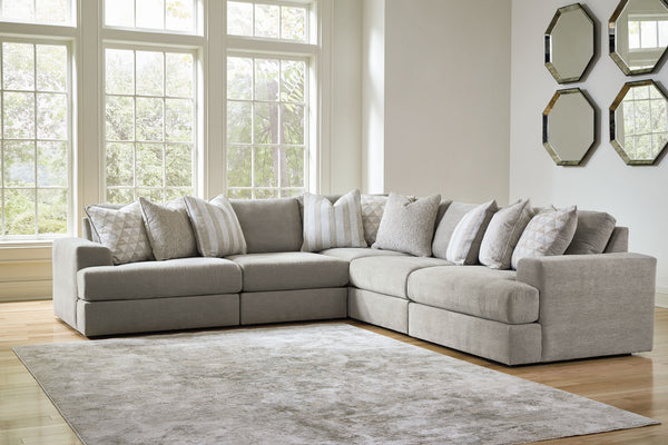 with bold beveled block arms that are softened by bullnose â€œwaterfallâ€ cushions. Best of all