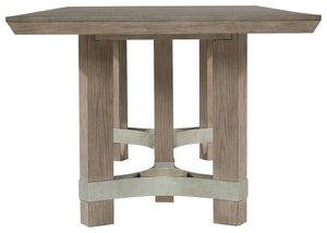 Chrestner - Brown / Beige - 8 Pc. - Rectangular Dining Room Table