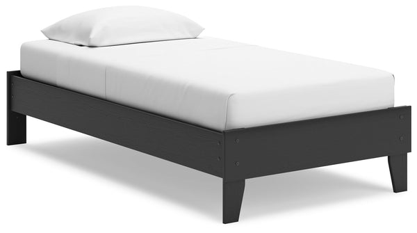 Bringing big style to small living areas, this twin platform bed is a smart, space-saving choice for those with an eye for contemporary design. Its clean-lined profile and understated refinements create a simple silhouette that works in so many settings.<