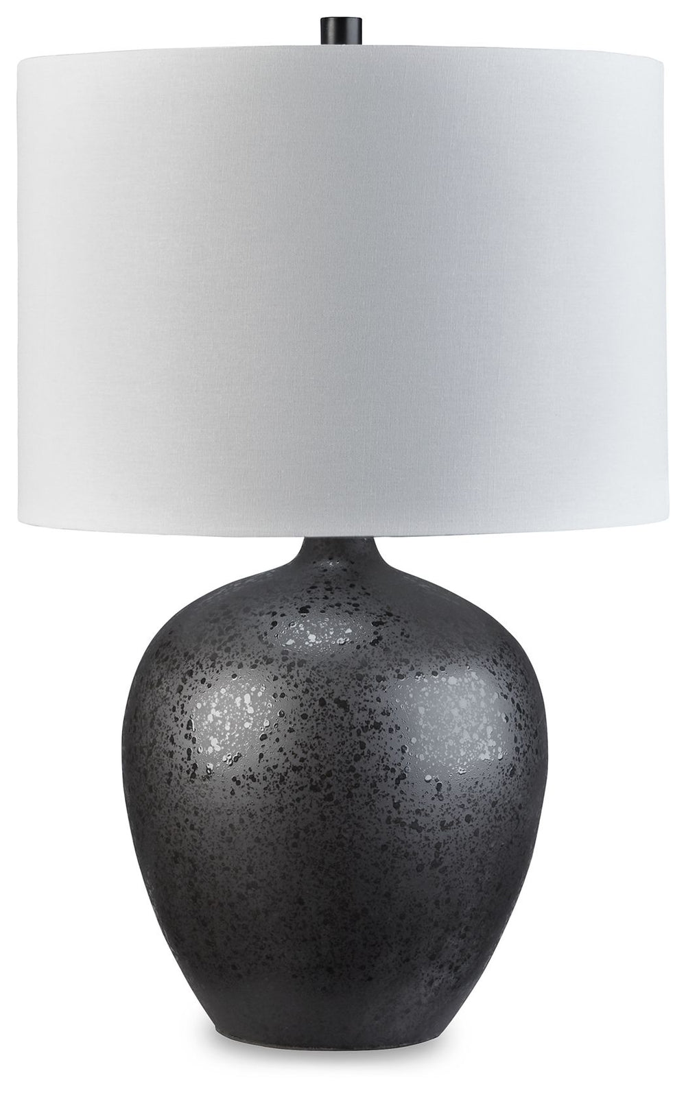 With its gorgeous ceramic base, this table lamp is a sleek, modern way to keep out of the dark. Place it on a desk, side table or dresser to add an extra pop of light to your living space.<br><br><b>Additional Dimensions</b><br><ul><li>Shade: 0-"</li><li>