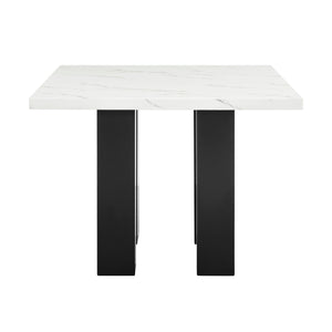  contemporary design. The eye-catching marble-like tabletop adds a touch of luxury