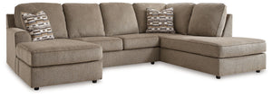 Complete your at-home retreat with this casually chic sectional with chaise. The luxe herringbone chenille upholstery is indulgently plush to the touch. With its clean-lined construction, this sectional seamlessly pairs with contemporary aesthetics, makin