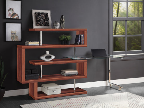  Walnut & Chrome Finish