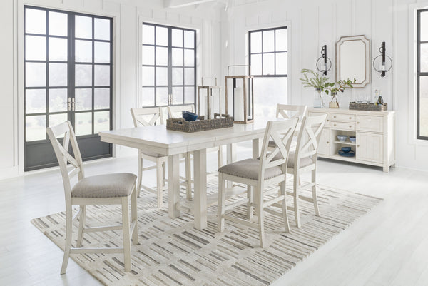  farmhouse-style seating has never been so fashionable. All thatâ€™s missing is you and your family.<br><br><b>Additional Dimensions</b><br><ul