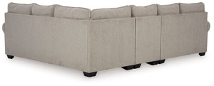 Claireah - Umber - 3-Piece Sectional With Raf Sofa With Corner Wedge
