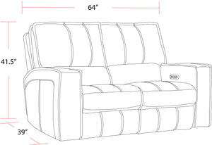 Rockford - Power Reclining Sofa And Loveseat - Verona Saddle