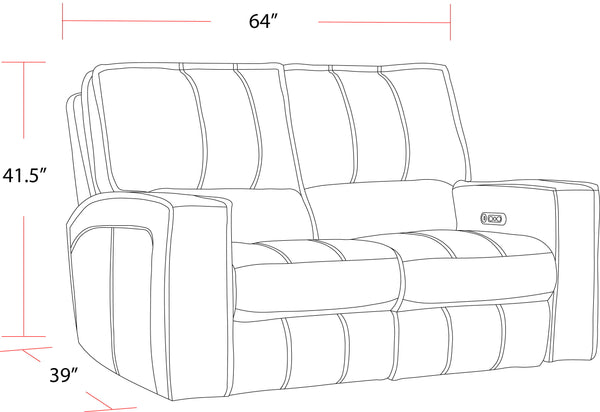 Rockford - Power Reclining Sofa And Loveseat - Verona Saddle